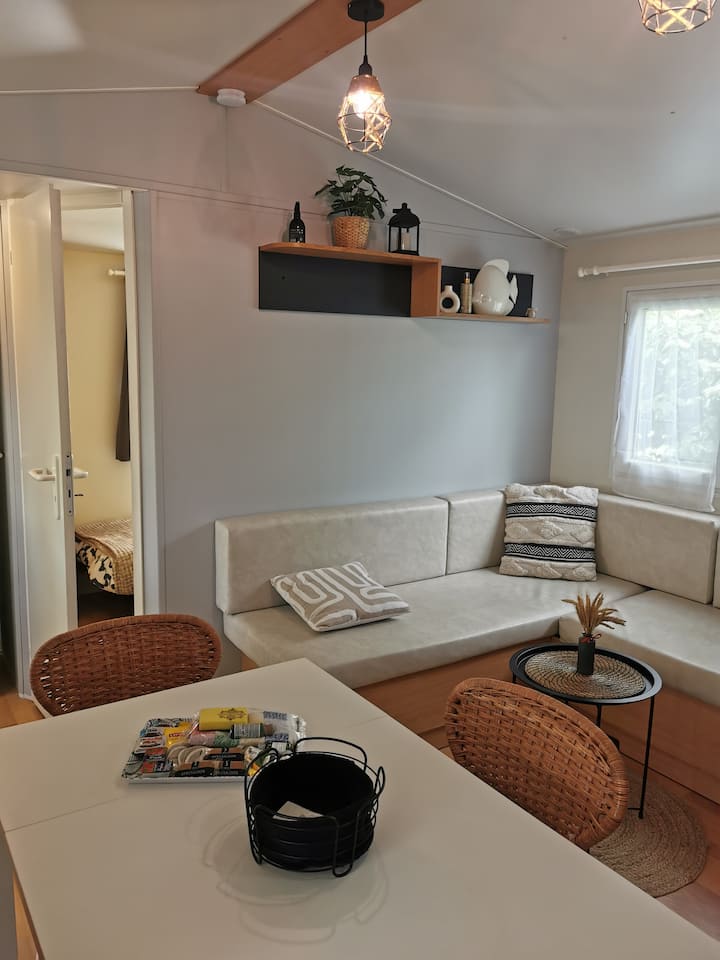Mobil-home Cosy Avec Terrasse Et Jardin Privatif - La Bernerie-en-Retz
