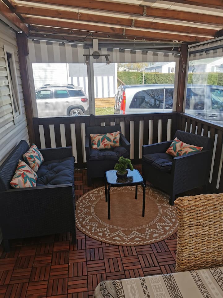 Mobil-home Cosy Avec Terrasse Et Jardin Privatif - Pornic