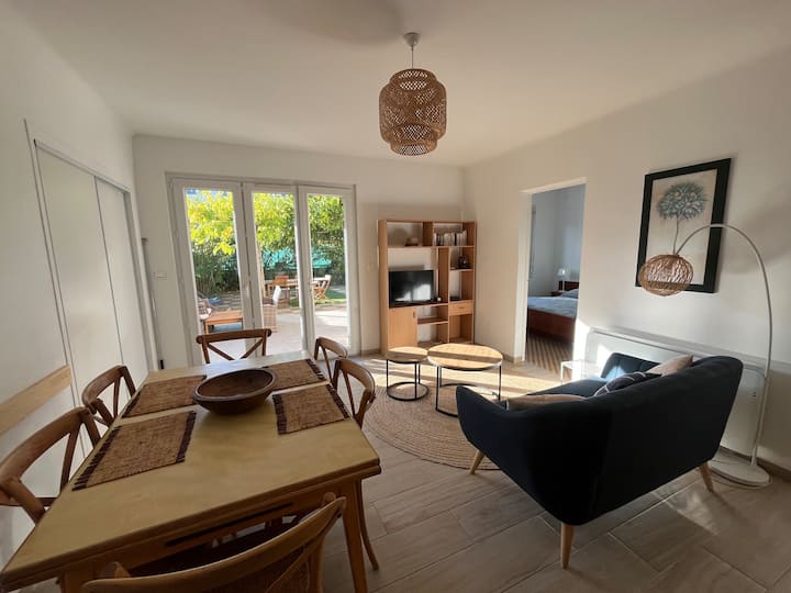 Appartement Jardin 2ème Ligne - Parking & Clim - Palavas-les-Flots