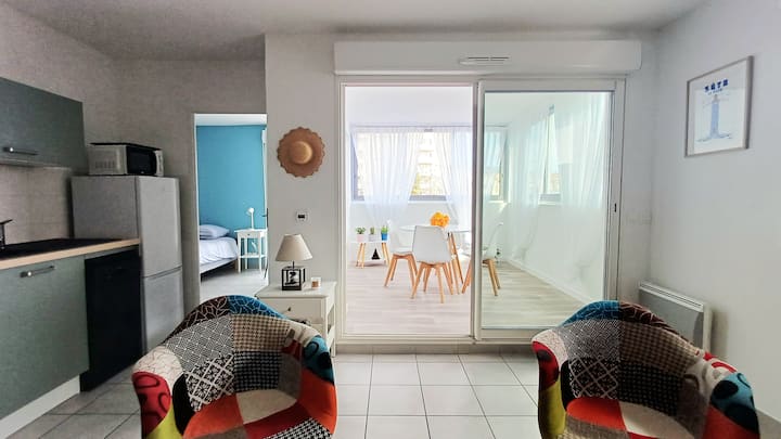 Escale En Tongs, Classé 3*, Garage, Piscine & Mer - Sète