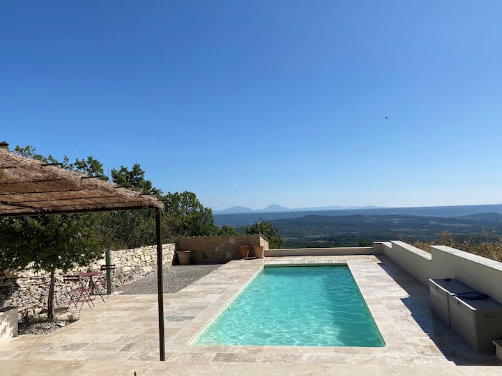 Le Belvédère, Villa 8 Couchages, Piscine Privée - Forcalquier