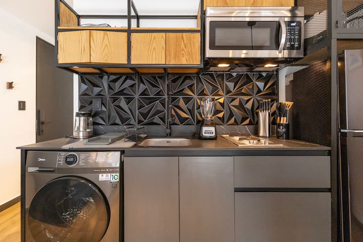 Chic Studio In Napoles With A/c - Mexico City