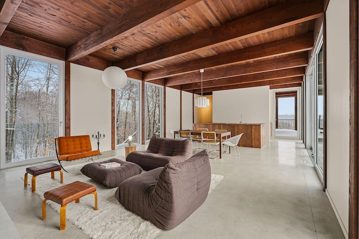 Maison Nord: maison de montagne architecturale à louer