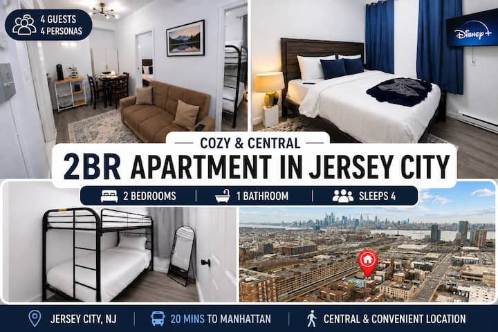 Jc Central | Stylish Stay Near Manhattan / Metlife - Brooklyn, NY
