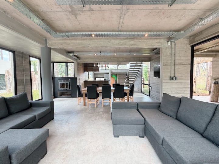 Casa De Diseño Con Pileta Nayades Pinamar 8 Pax - Pinamar