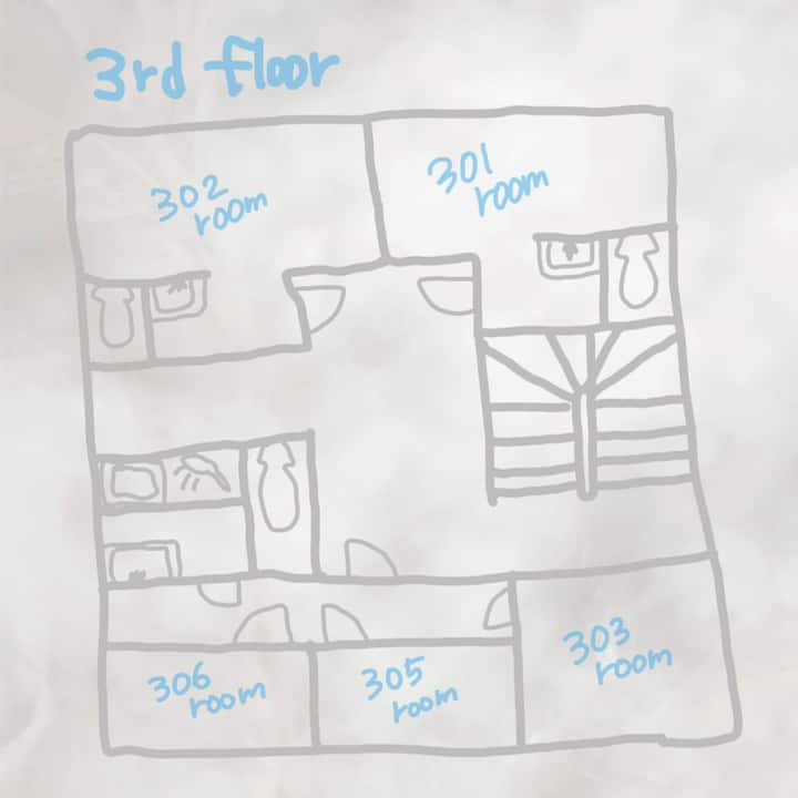 302 角部屋です  大人2名まで可能です地デジtvありません - Tokamachi