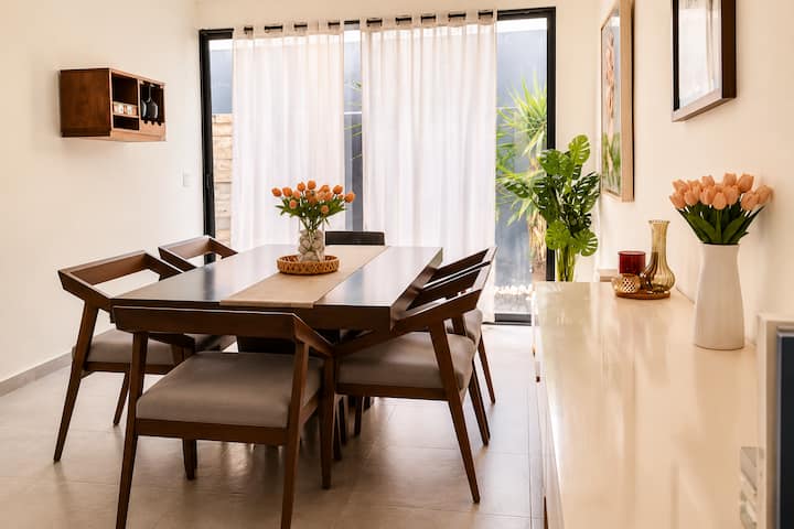 Casa 13 Huéspedes | 4 Hab C/baño Privado + Terraza - Puebla
