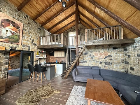Popular Airbnb listing: Our stone house number 4 has a large pool in Geyve