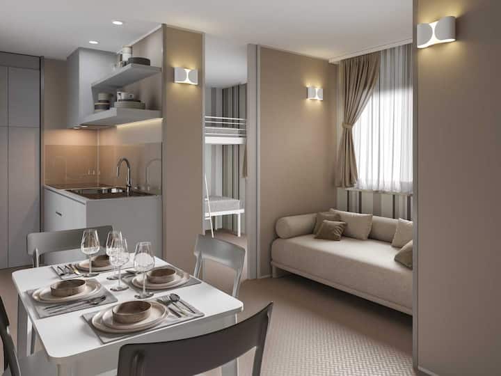 Mobil-home Familial · 2 Chambres · Terrasse - Pietra Ligure