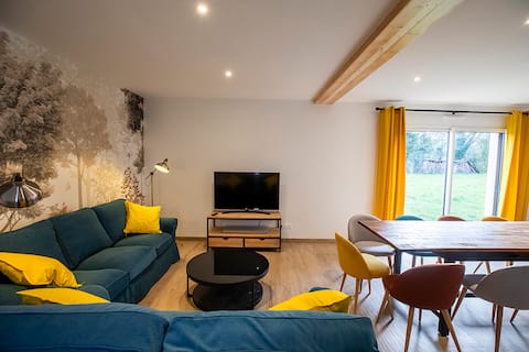 Top Airbnb: La Grange: house for 15 people between Land and Sea à Saint Nazaire