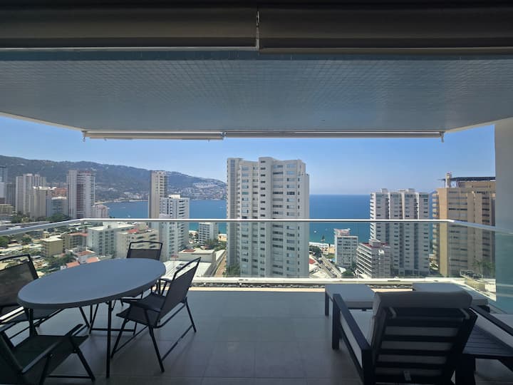 Depto. En Costera, 3 Albercas Y A Pasos De Playa. - Acapulco