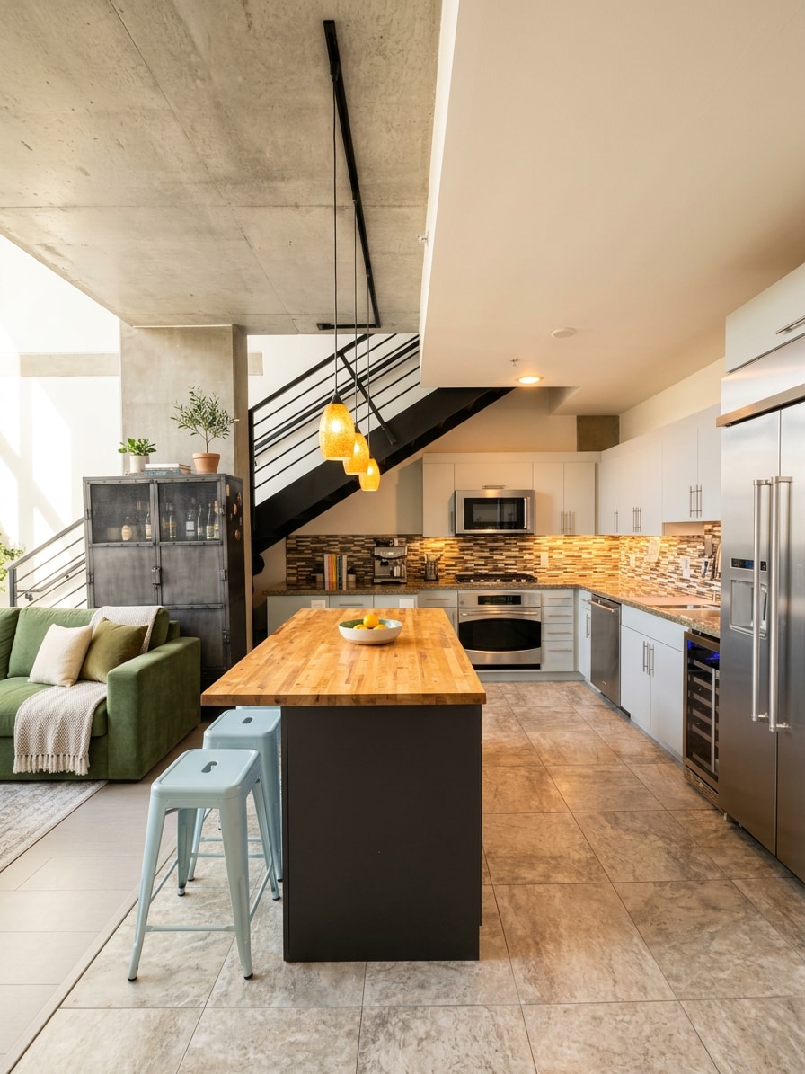 Image showcasing Elevated Penthouse 1BR/1BA | Weavers Row - apts/housing for rent ...