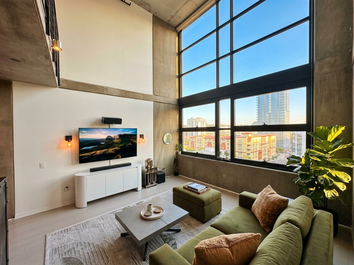 Picture of This industrial-inspired penthouse loft boasts chic interiors and ...