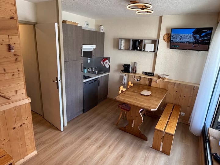 Studio Cosy Ski Aux Pieds & Proche Centre Bruyères - Saint-Martin-de-Belleville
