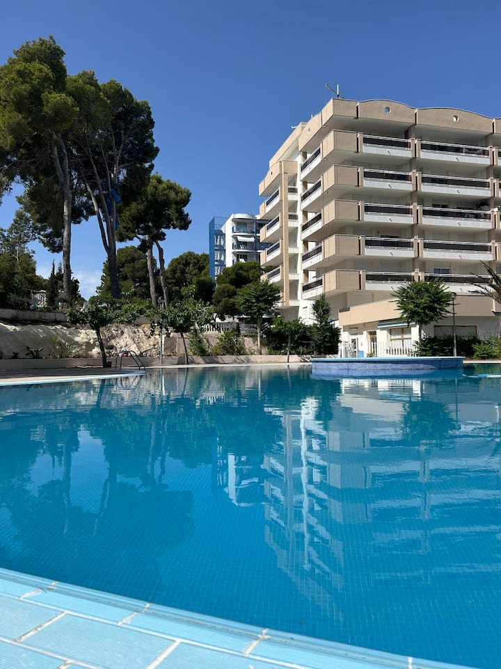 Apartamento Con Piscina En Salou, Zona Turística. - 타라고나
