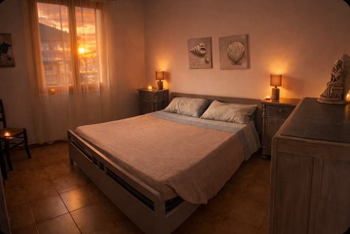 Grazioso Appartamento, Tranquillo Vista Mare - Posada