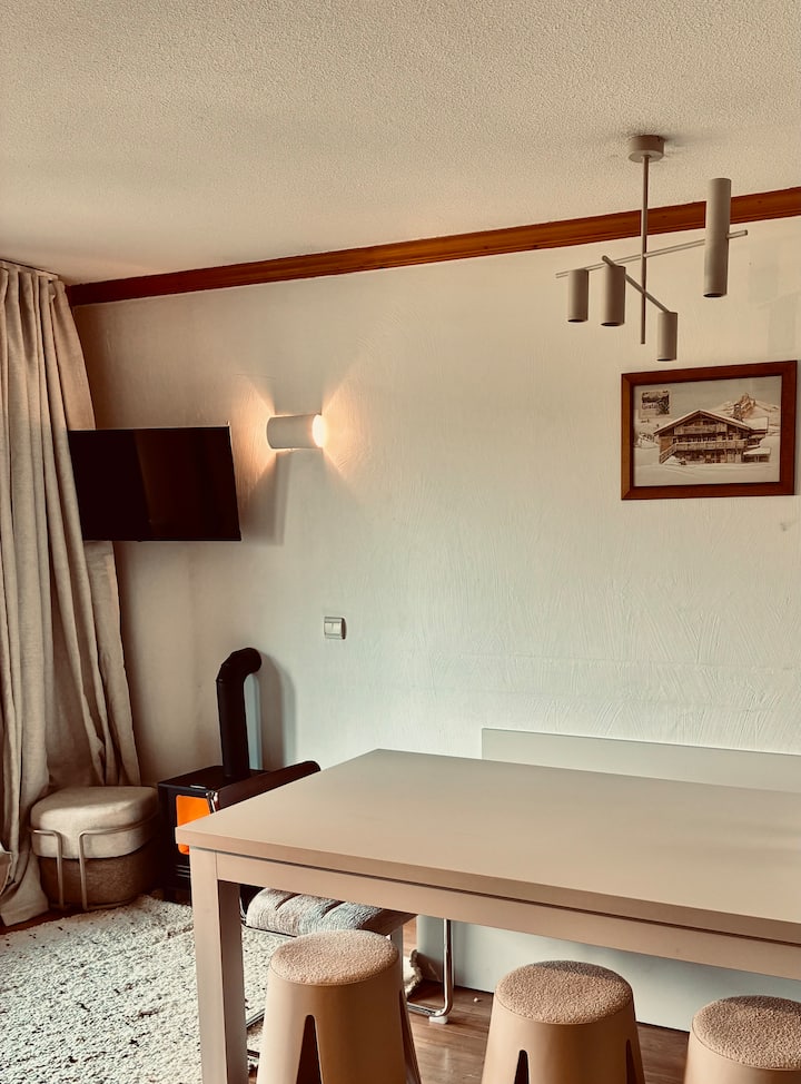 Duplex 3 Ch 8 Pers Piscine Chauffée Ski Aux Pieds - Valloire