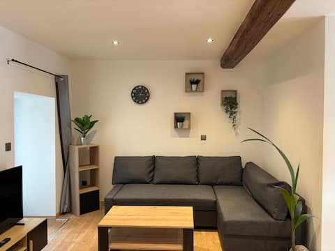 Top Airbnb: Fully equipped 2-bedroom apartment - Near CNPE - Private parking / Air conditioning in Isère