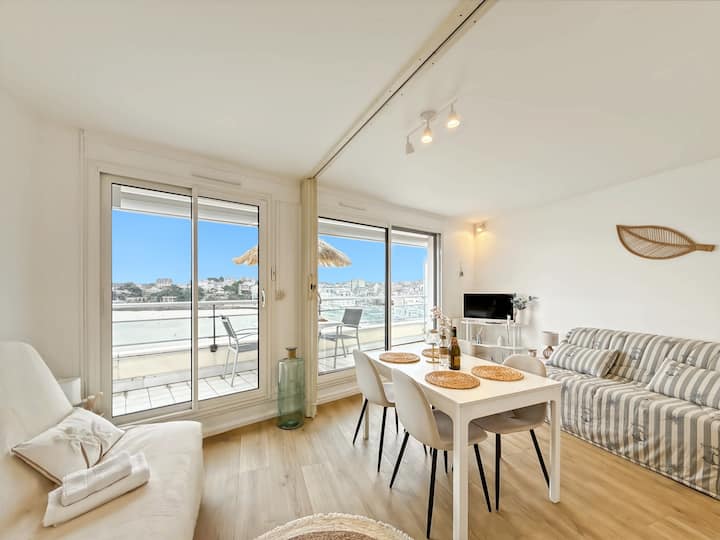 Le Crystal - Vue Mer & Accès Plage - Parking Privé - Dinard