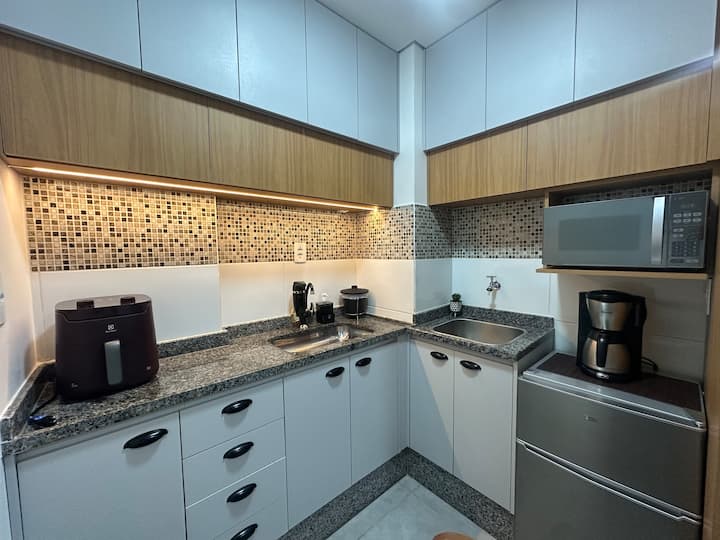 Studio Com Piscina | Academia | Próx. A Epcar - Barbacena