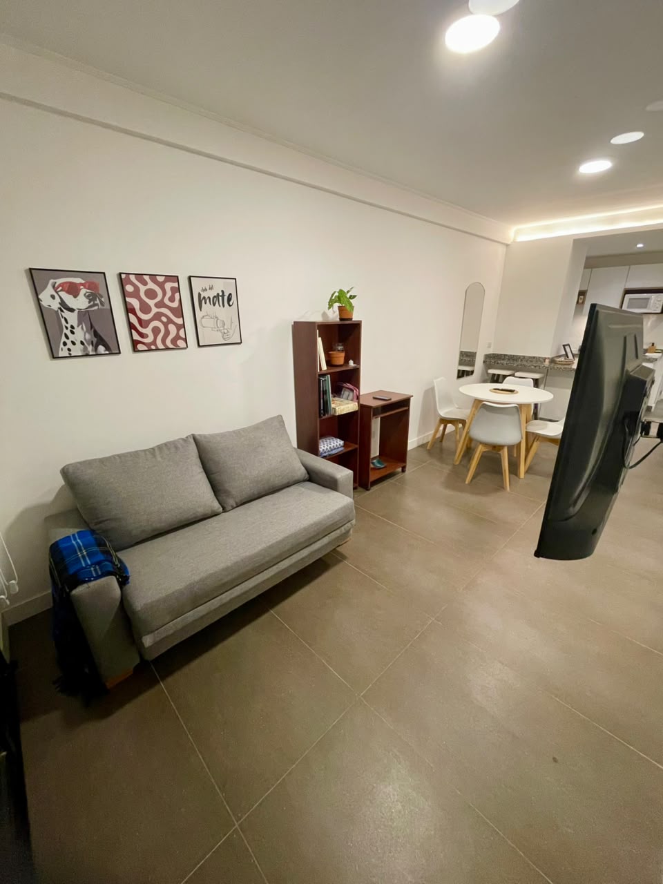 Apartamento com 1 quarto e varanda em Caballito