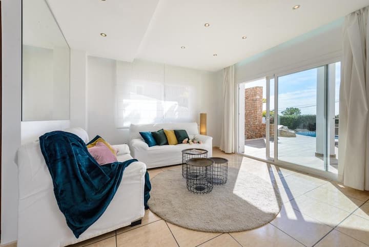 Villa By Ibiza W/ Pool, Sea Views, Sundown, Bbq - Ibiza