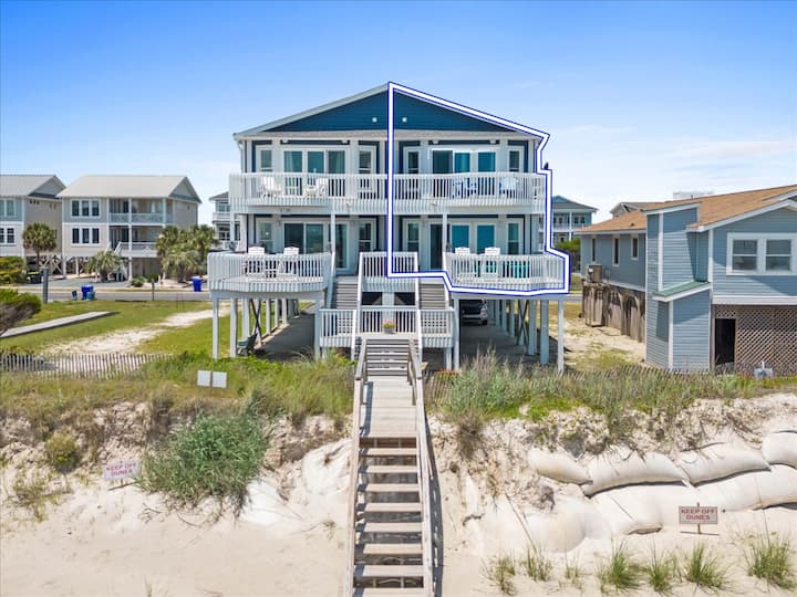 Oceanfront Dream Home  Steps From The Sand - Ocean Isle Beach, NC