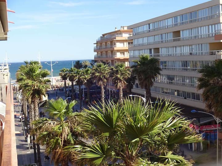 Studio Canet Centre - Vue Latérale Mer 4ème éTage - Canet-en-Roussillon