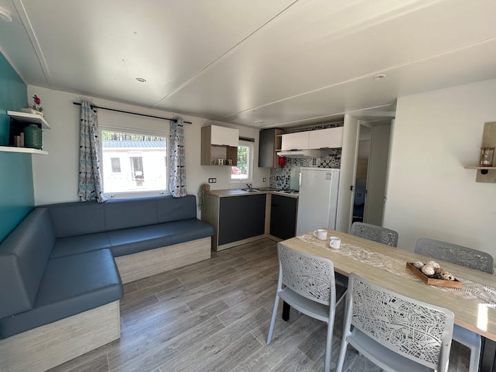 Mobile-home Tout Confort Avec Terrasse Couverte - Vieux-Boucau-les-Bains