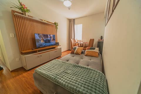 Top Airbnb: Beautiful and Complete Apartment | Downtown | Braz Shopping in Juíz De Fora