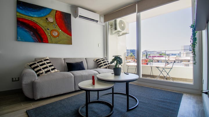 Apartment W/heating, Hi Wi-fi, Gym, Movistar - Santiago (Chile)