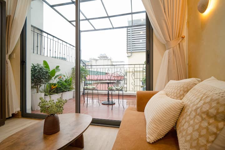 Premier Studio Garden | Old Quarter·lift·balcony - Hanoi
