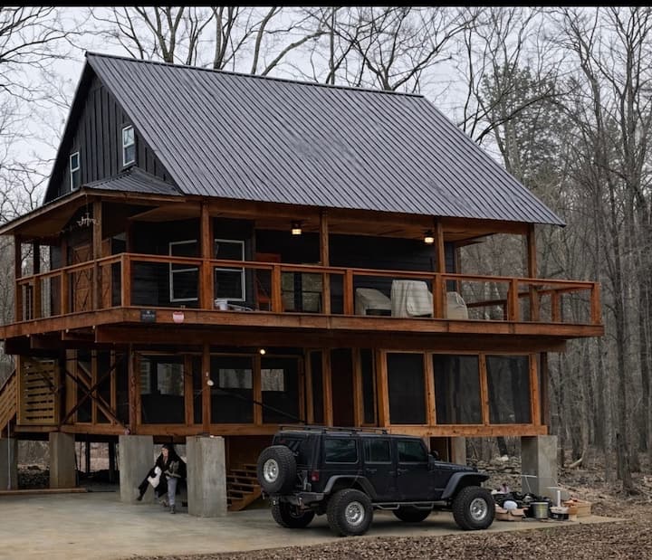 Five Rivers Cabin | Mulberry Riverside - Horsehead Lake, AR