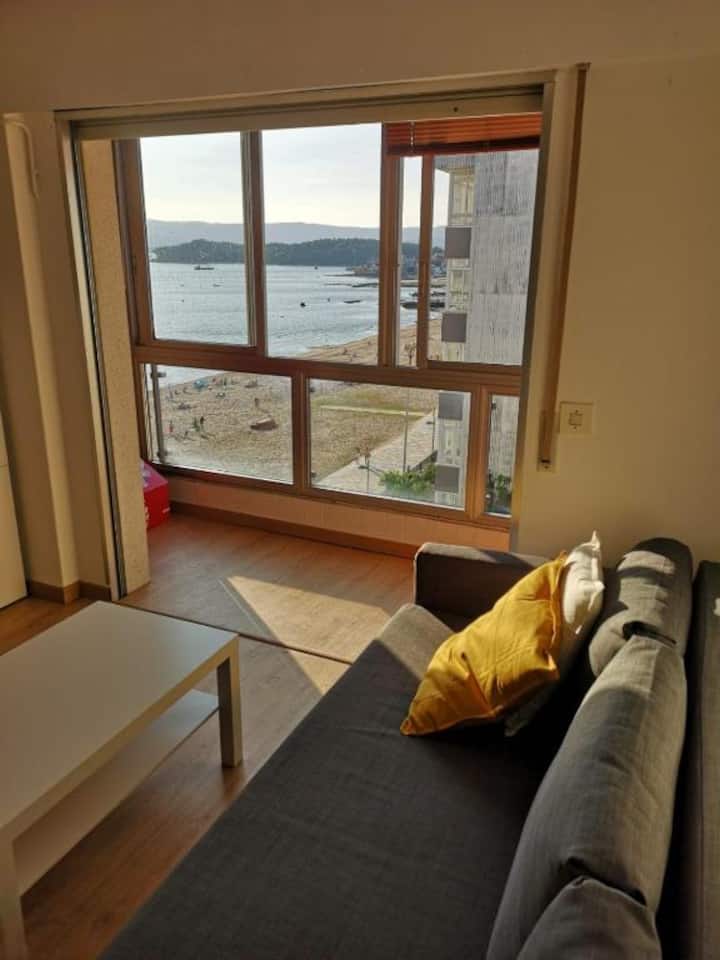 Precioso Apartamento En Primera Linea De Playa - Villagarcía de Arosa