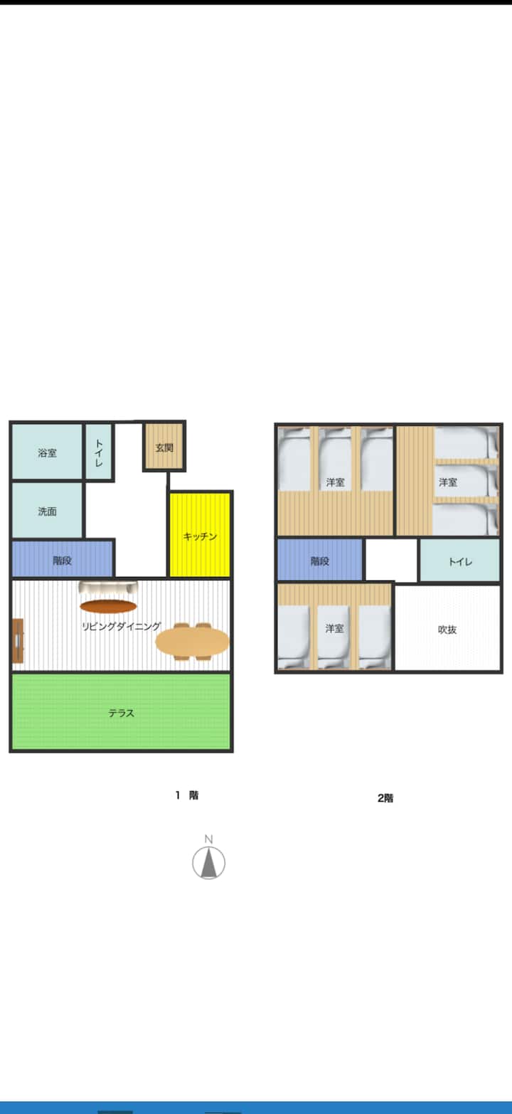Villa Aso Otohime/新築一棟貸しヴィラ/1日1組限定/最大9名/阿蘇・乙姫 - 黒川