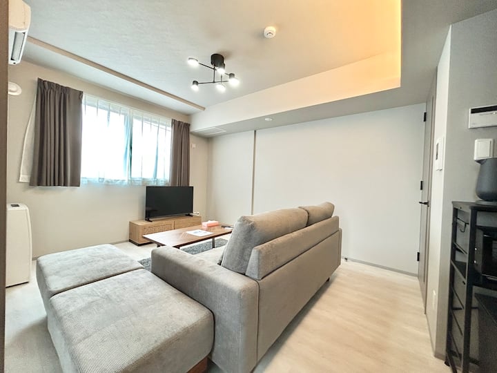 Dr202/near Nishi11chome Sta./5 Ppl./3beds/new! - Sapporo
