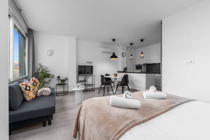 Studio Rénové Centre Marbella Plage à Pied - Marbella