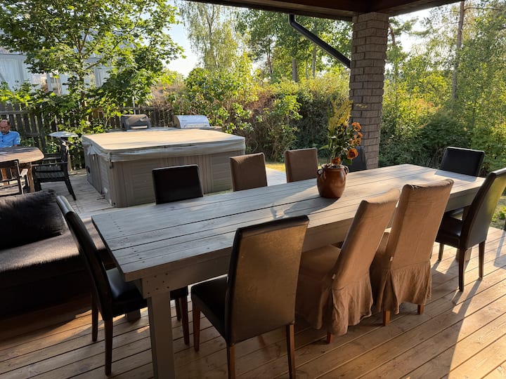 Skön Villa Med Dj System Och Bastu, öPpen Spis - Västerhaninge