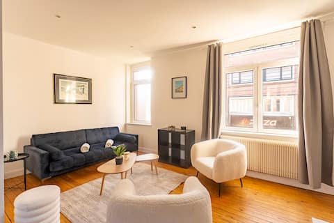 Annonce Airbnb populaire: La Paix Duplex, bright, 100 m from the train station à Lens