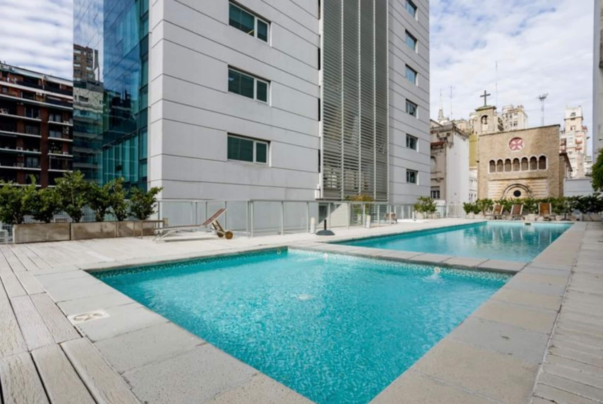 Apartamento de 1 quarto em Retiro, com piscina, jacuzzi e vista