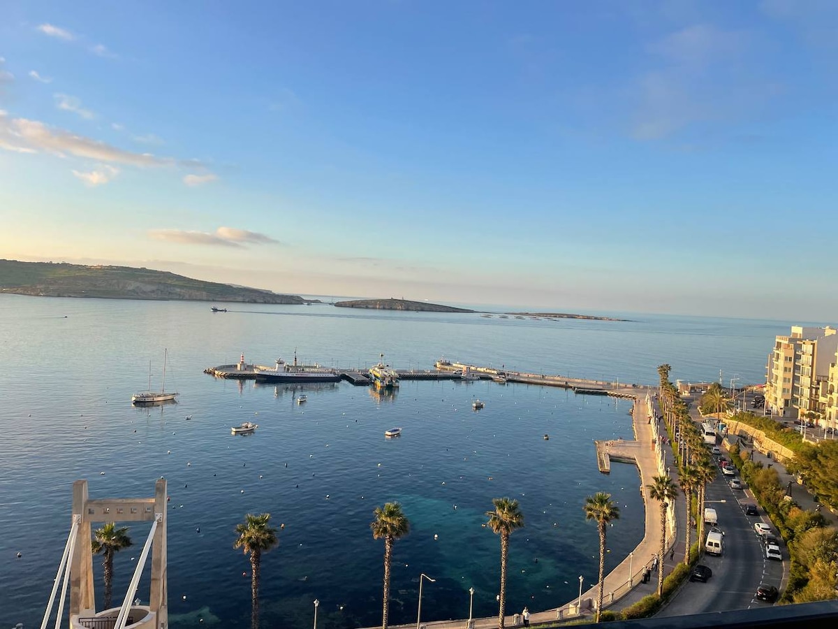 Panoramic Sea View Duplex Penthouse - San Paul Bay