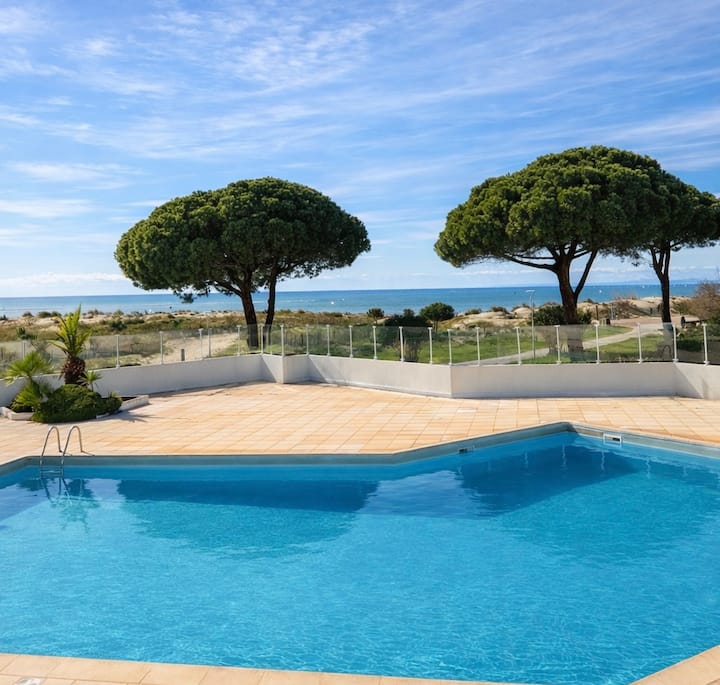 Vue Port • 50m Plage • Piscines • Parking • Tennis - Aigues-Mortes