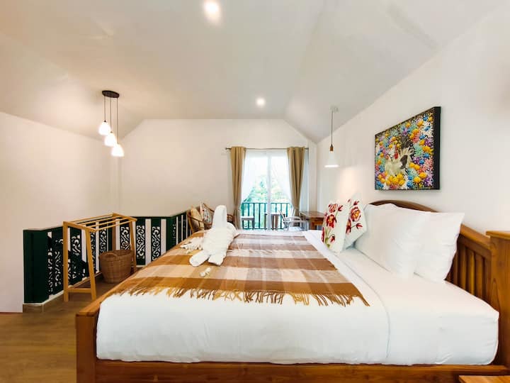 Serene Orchard Retreat With Balcony & Full Kitchen - Ko Samui