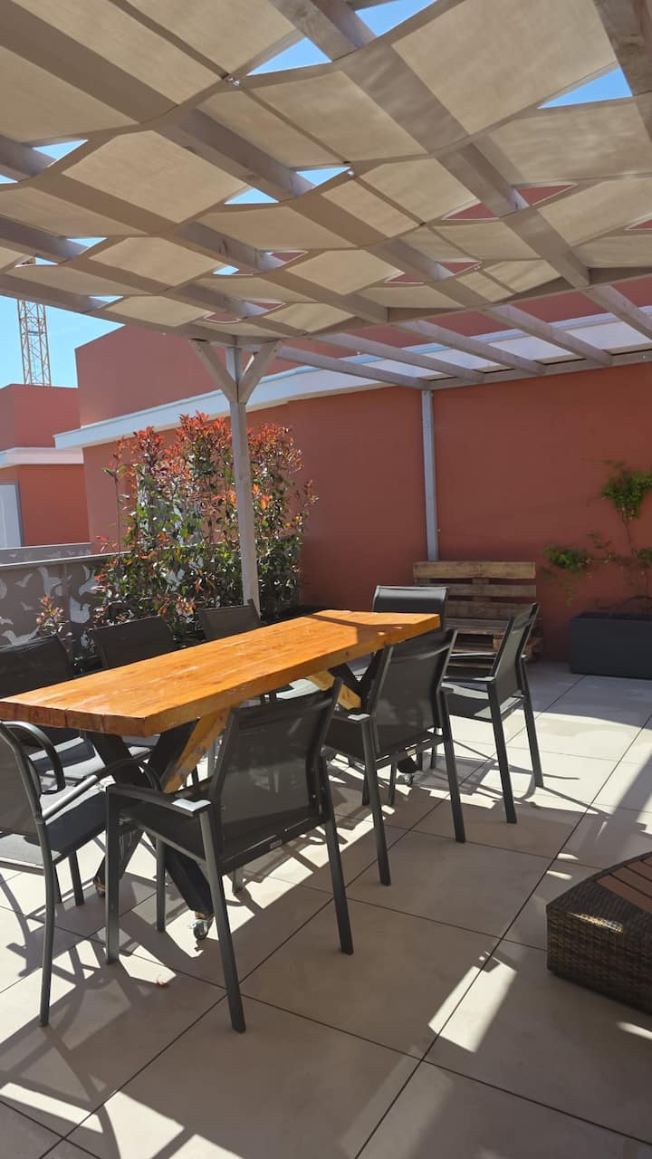 Superbe T3 Neuf Meublé En Roof Top Fréjus - Fréjus