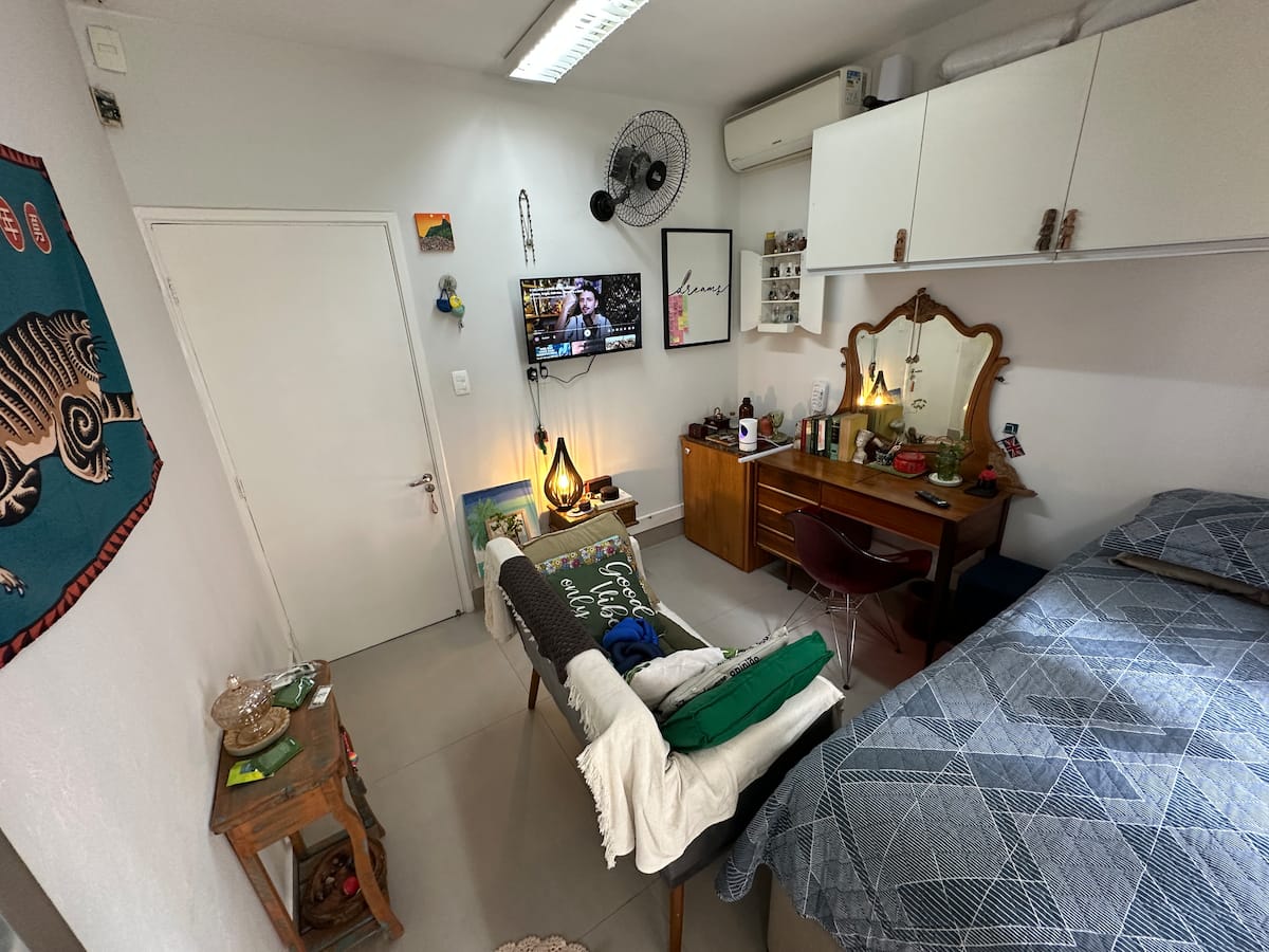 Quarto Colonial cama