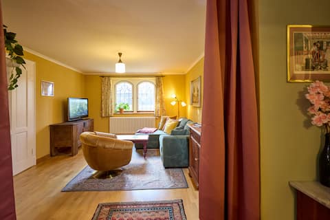 Leistungsstarkes Airbnb: Cozy apartment in Art Nouveau villa in Dresden