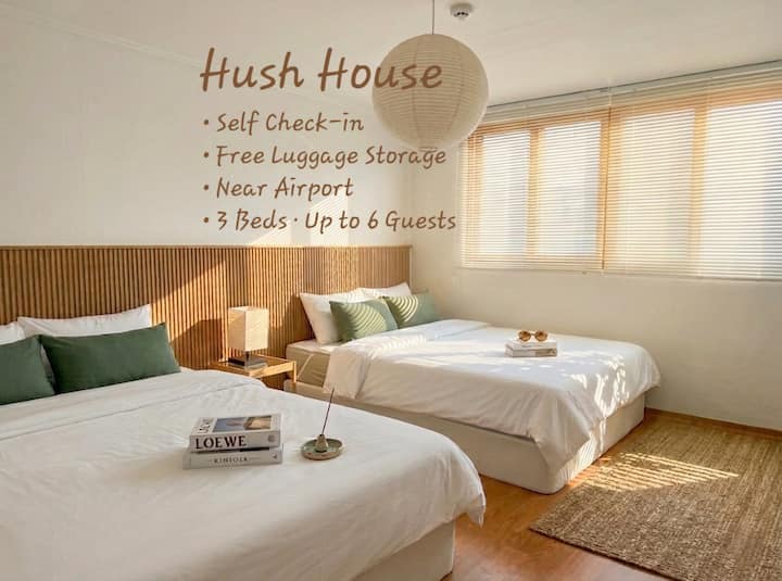 Max 6 | 3 Queen Beds | Luggage Keep | Near Hongdae - 김포본동