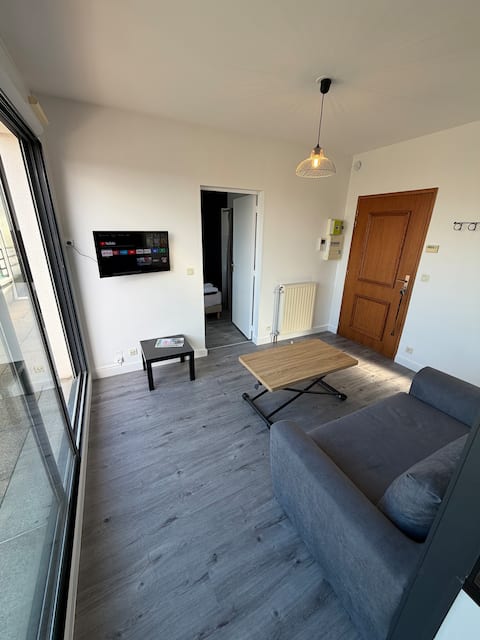 Top Airbnb: Renovated Two-Room Apartment Downtown | Parking & Balcony à Châteauroux