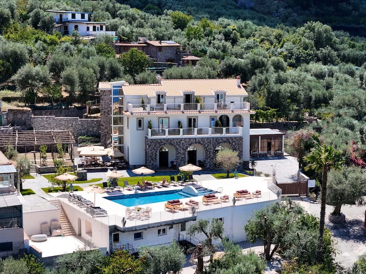 Villa Kalisa With Pool And Sea View - Pompei