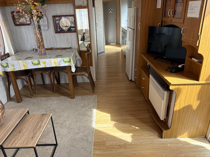 Caravane Au Camping La Falaise - Mers-les-Bains